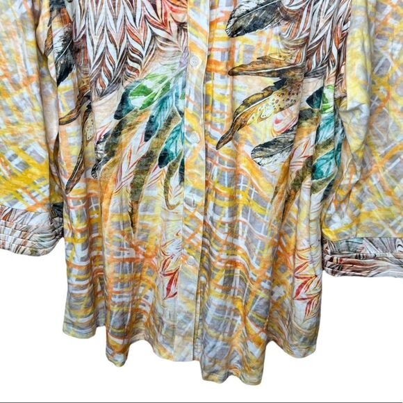 Vintage Paris IQ Top with Feathers - Picture 3 of 6